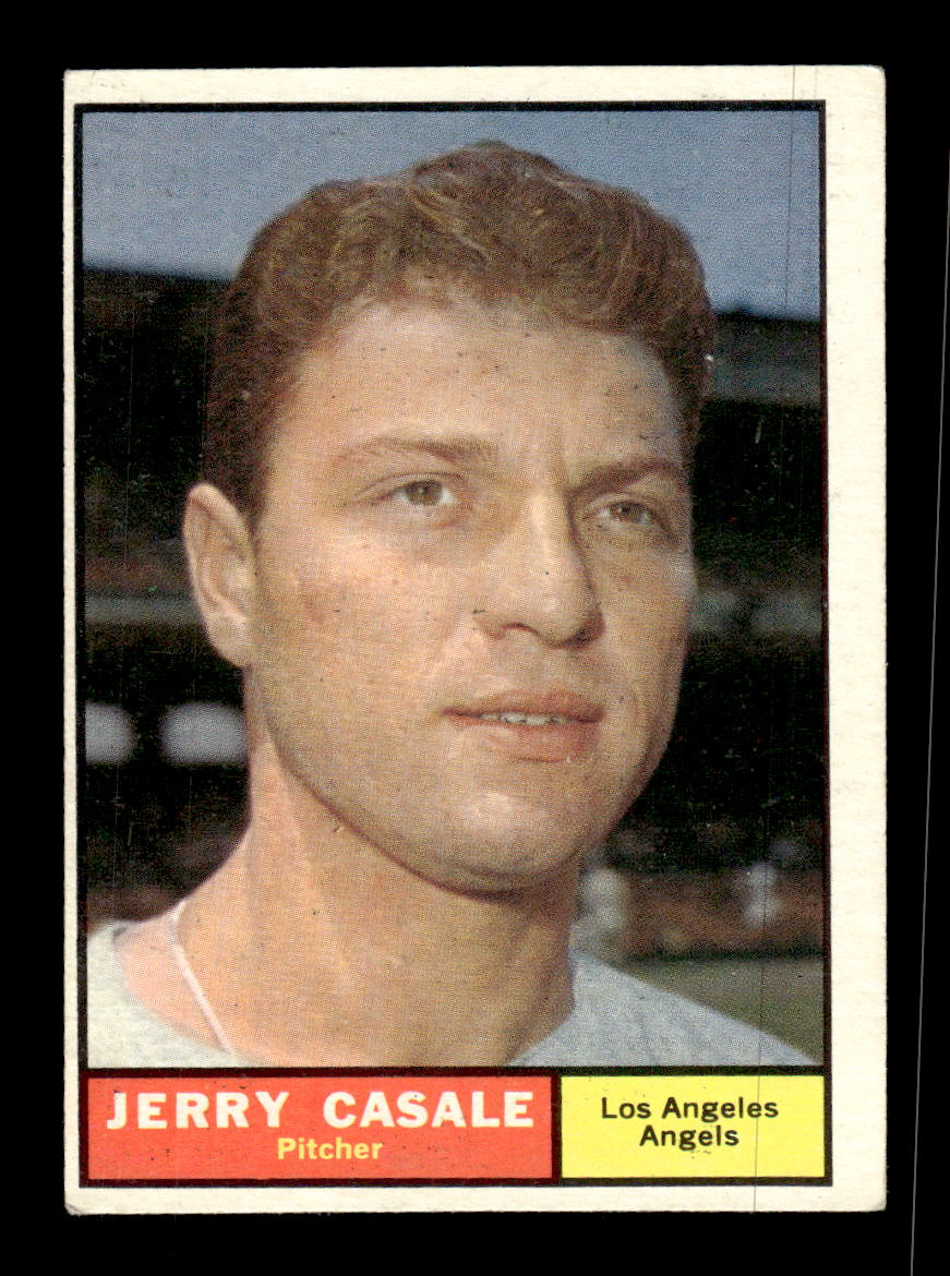 1961 Topps #195 Jerry Casale Los Angeles Angels EXMT KC10008474
