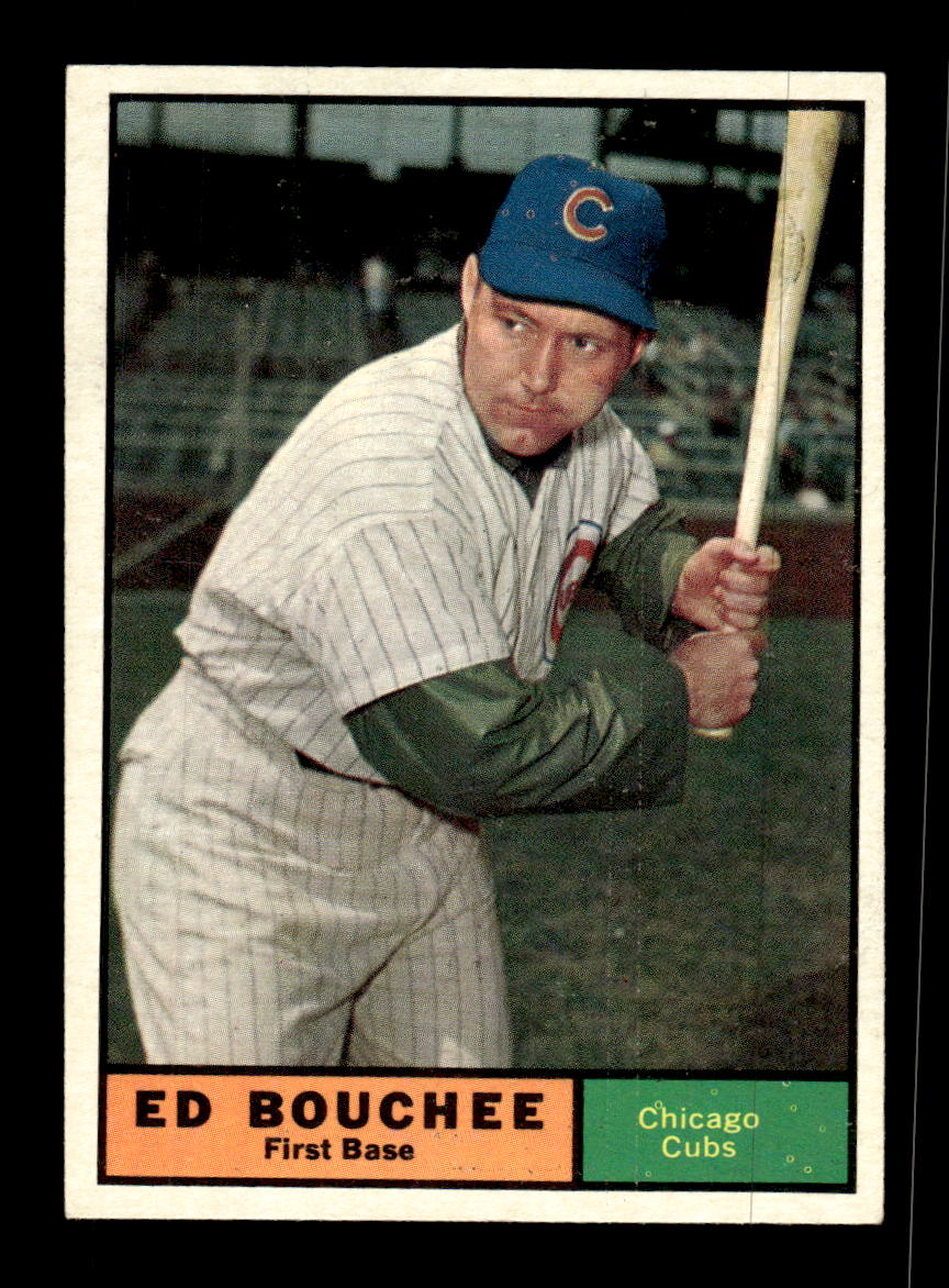 1961 Topps #196 Ed Bouchee Chicago Cubs EXMT KC10008475