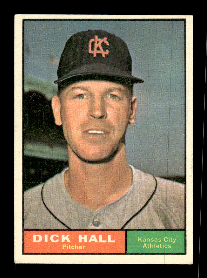 1961 Topps #197 Dick Hall Kansas City Athletics EXMT KC10008476