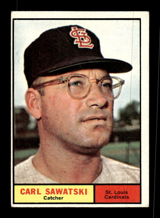 1961 Topps #198 Carl Sawatski St. Louis Cardinals EXMT KC10008477