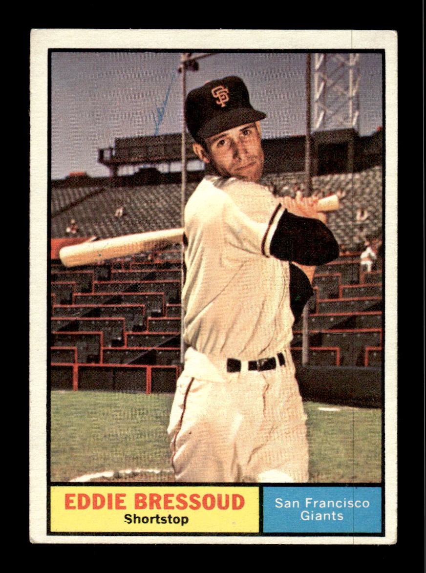 1961 Topps #203 Eddie Bressoud San Francisco Giants EXMT KC10008482