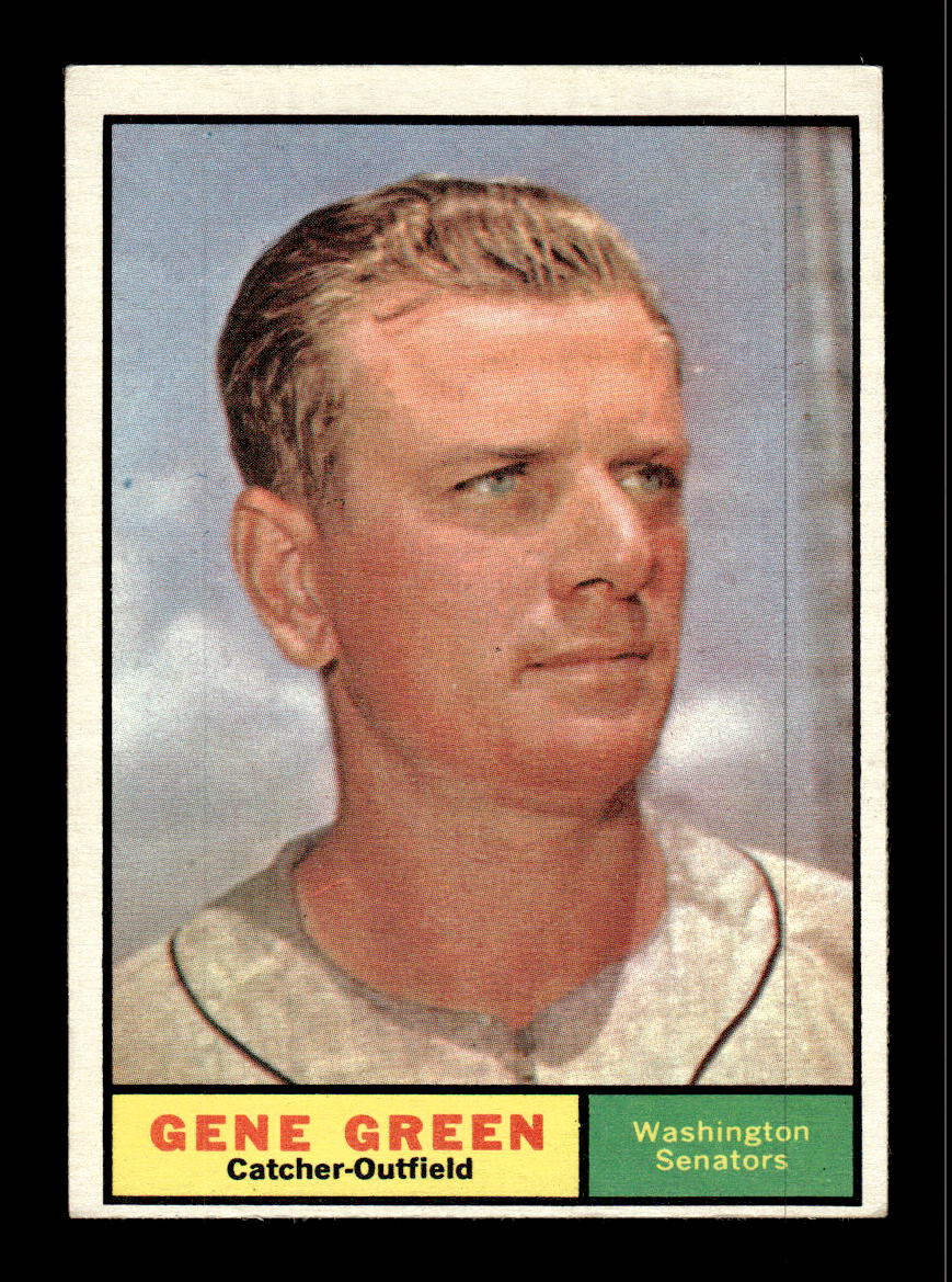 1961 Topps #206 Gene Green Washington Senators EXMT KC10008485