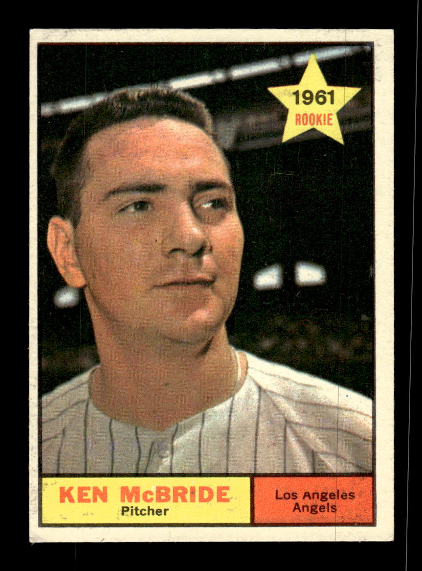 1961 Topps #209 Ken McBride Los Angeles Angels EXMT KC10008487