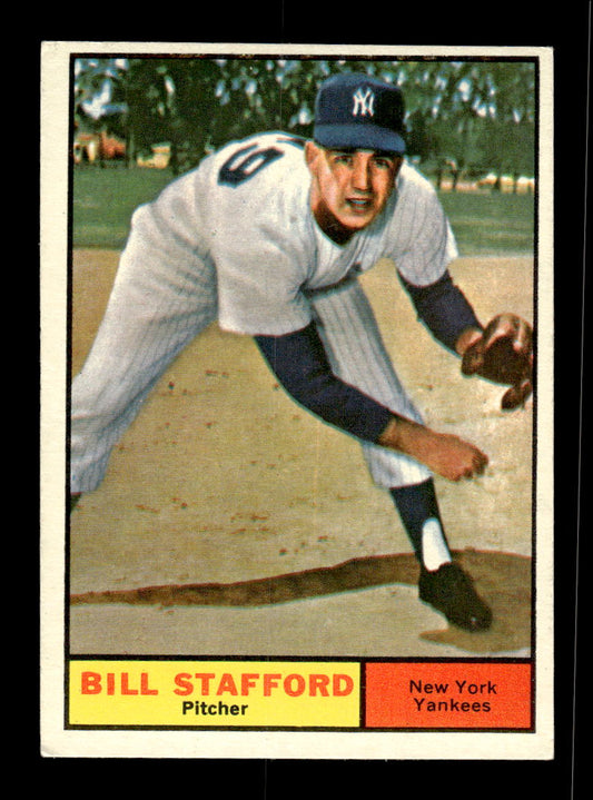 1961 Topps #213 Bill Stafford New York Yankees EXMT KC10008490