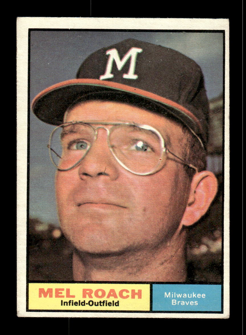 1961 Topps #217 Mel Roach Milwaukee Braves EXMT KC10008494