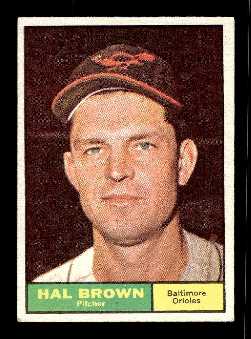 1961 Topps #218 Hal Brown Baltimore Orioles EXMT KC10008495
