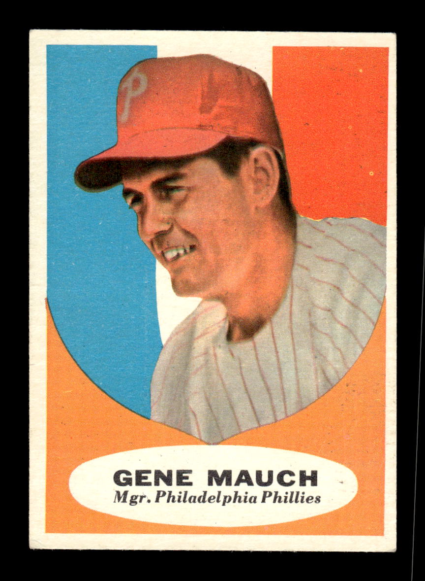 1961 Topps #219 Gene Mauch Philadelphia Phillies EXMT KC10008496