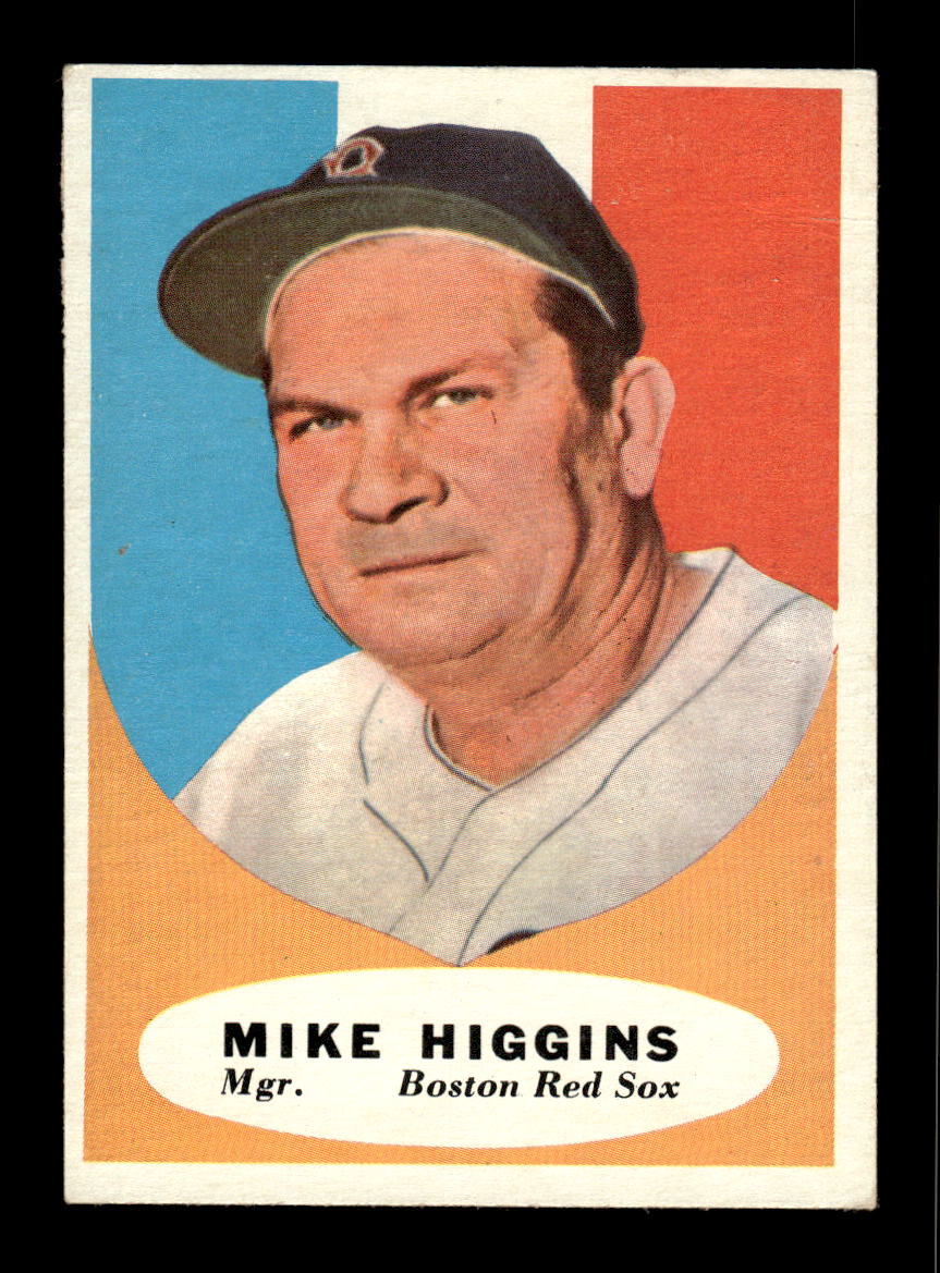 1961 Topps #221 Mike Higgins Boston Red Sox EXMT KC10008498