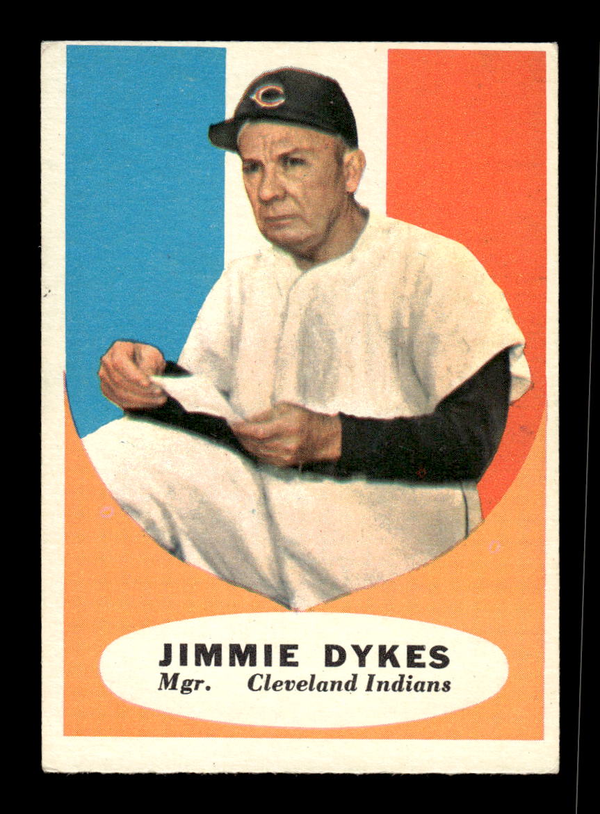 1961 Topps #222 Jimmie Dykes Cleveland Indians EXMT KC10008499
