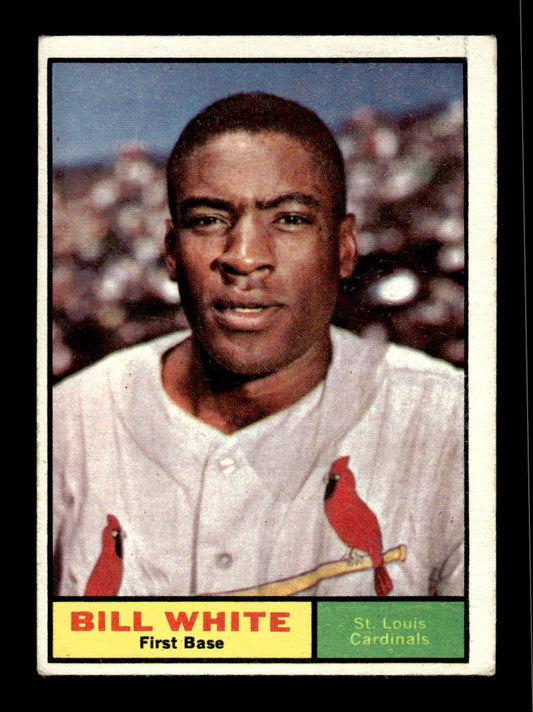 1961 Topps #232 Bill White St. Louis Cardinals EXMT KC10008505