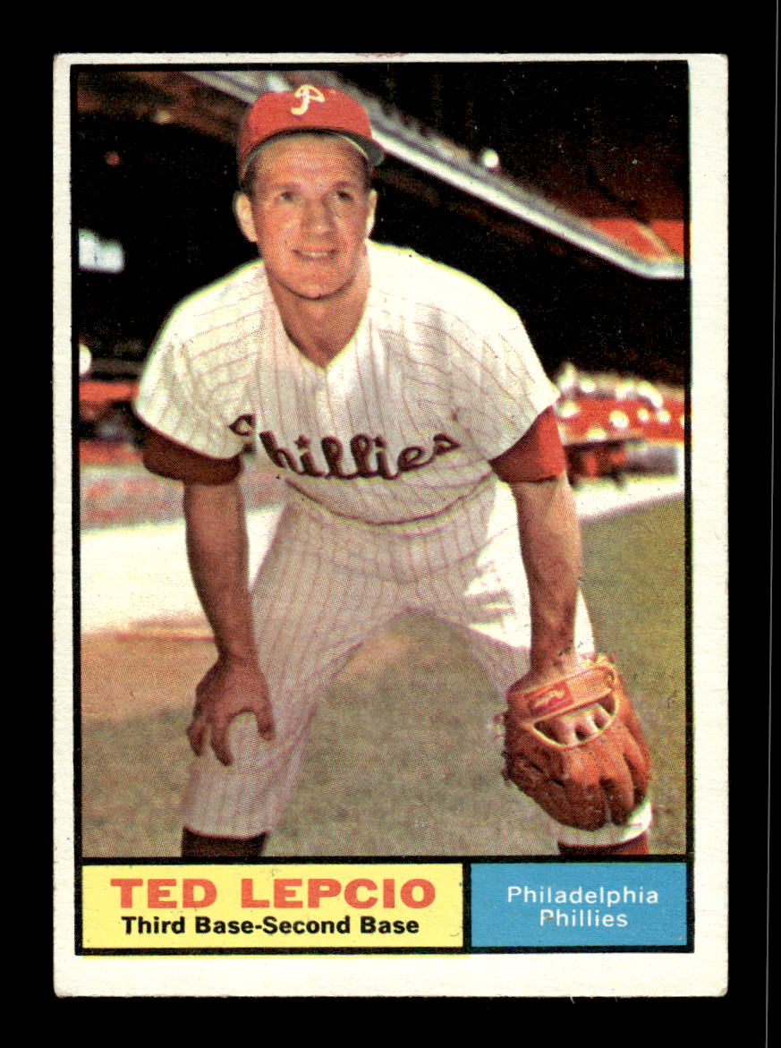 1961 Topps #234 Ted Lepcio Philadelphia Phillies EXMT KC10008507