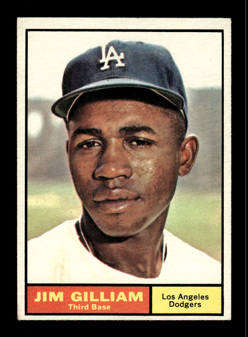 1961 Topps #238 Jim Gilliam Los Angeles Dodgers EXMT KC10008511