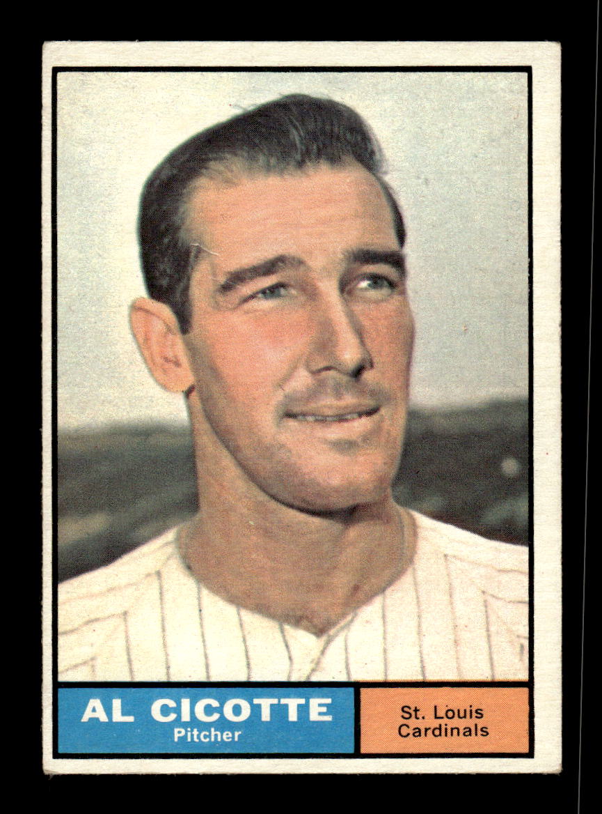 1961 Topps #241 Al Cicotte St. Louis Cardinals EXMT KC10008514