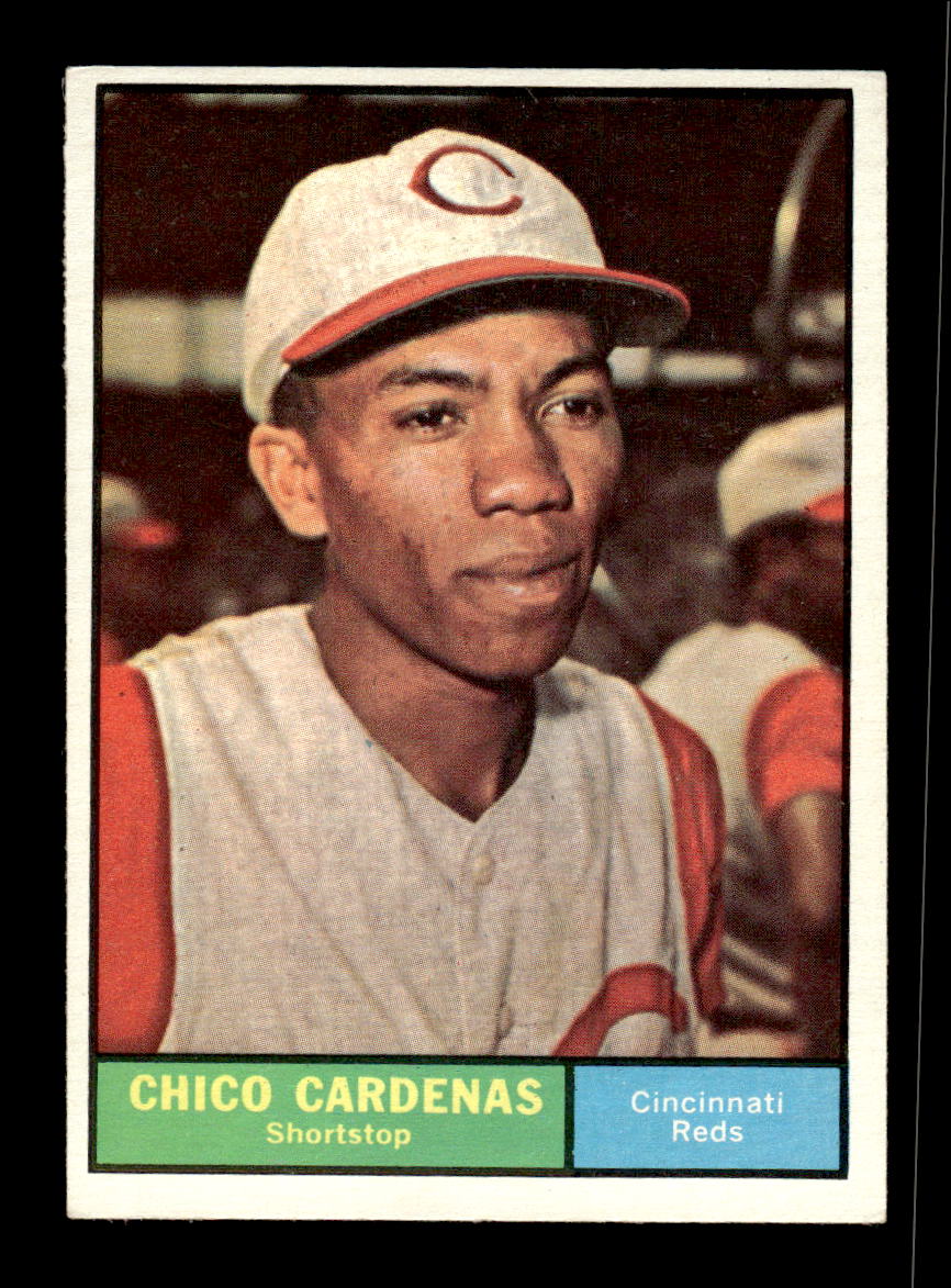 1961 Topps #244 Chico Cardenas Cincinnati Reds EXMT KC10008516