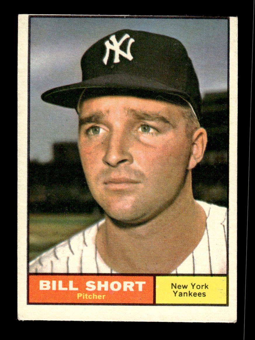 1961 Topps #252 Bill Short New York Yankees EX KC10008523