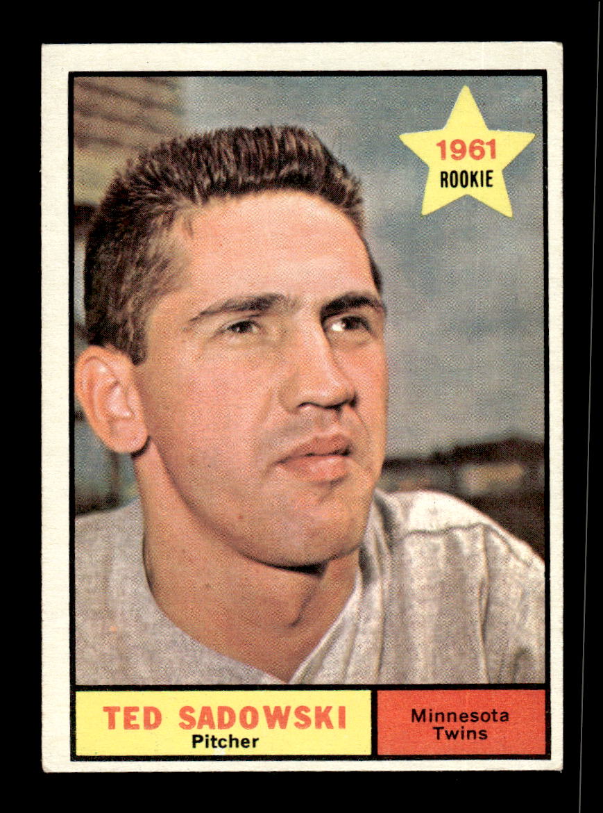 1961 Topps #254 Ted Sadowski Minnesota Twins EXMT KC10008525
