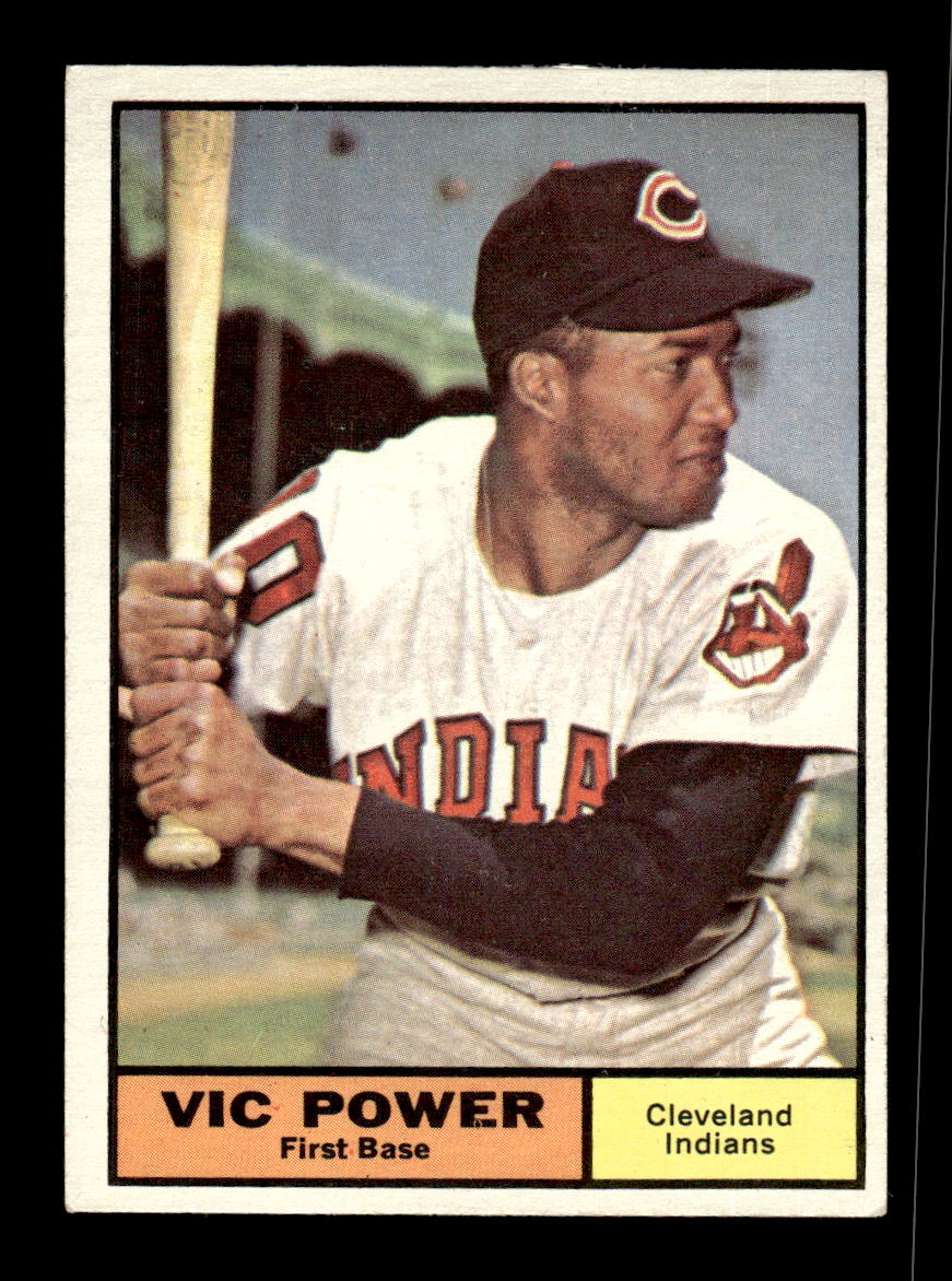 1961 Topps #255 Vic Power Cleveland Indians EXMT KC10008526