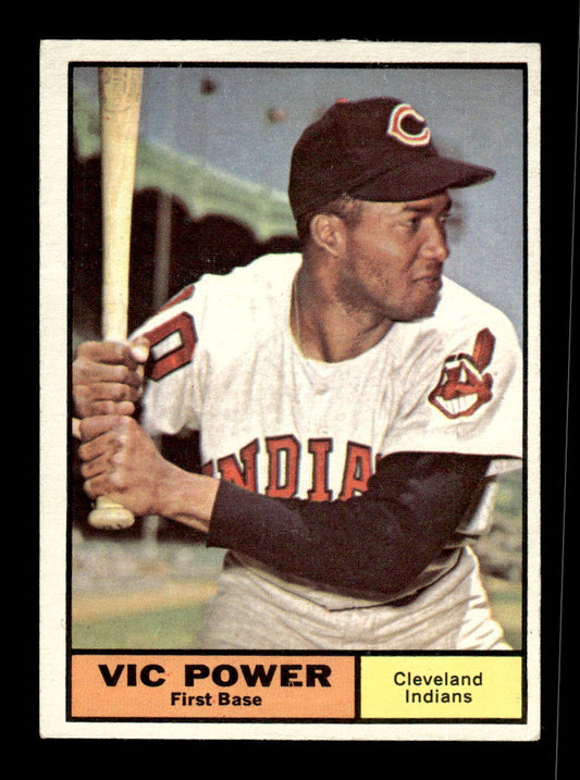 1961 Topps #255 Vic Power Cleveland Indians EXMT KC10008526