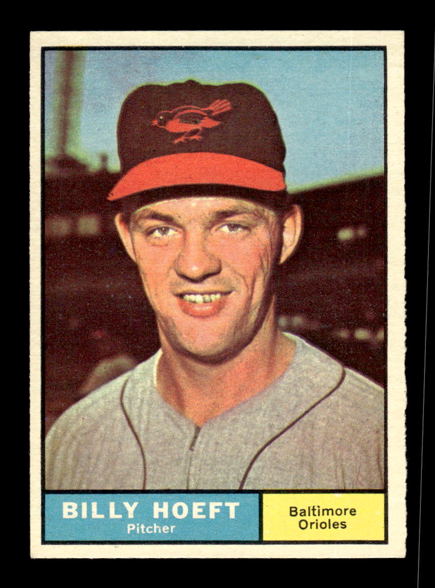 1961 Topps #256 Billy Hoeft Baltimore Orioles EXMT KC10008527