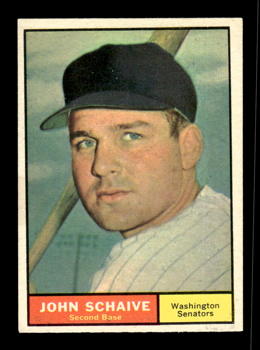 1961 Topps #259 John Schaive Washington Senators EXMT KC10008530
