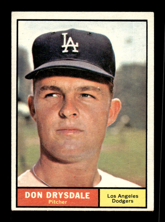 1961 Topps #260 Don Drysdale Los Angeles Dodgers EXMT KC10008531