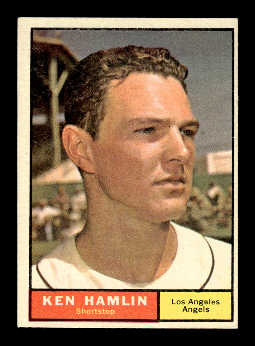 1961 Topps #263 Ken Hamlin Los Angeles Angels EXMT KC10008534