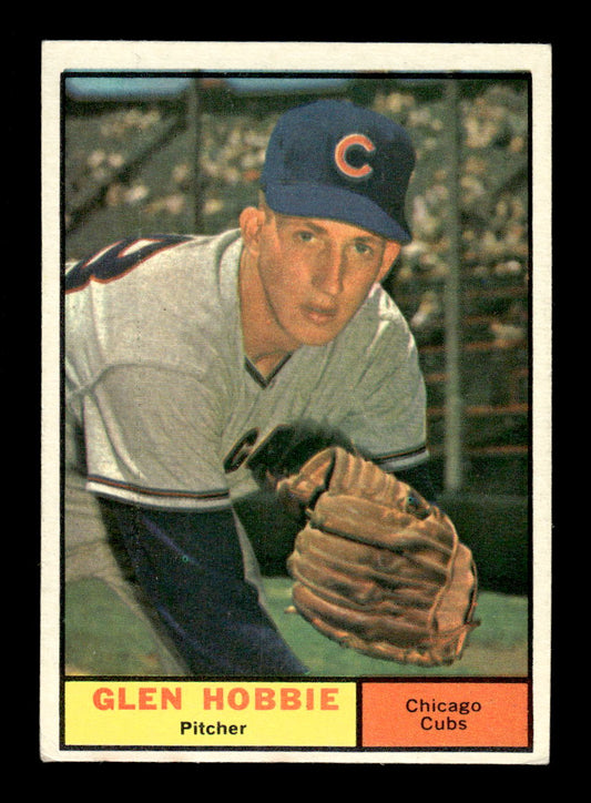1961 Topps #264 Glen Hobbie Chicago Cubs EXMT KC10008535