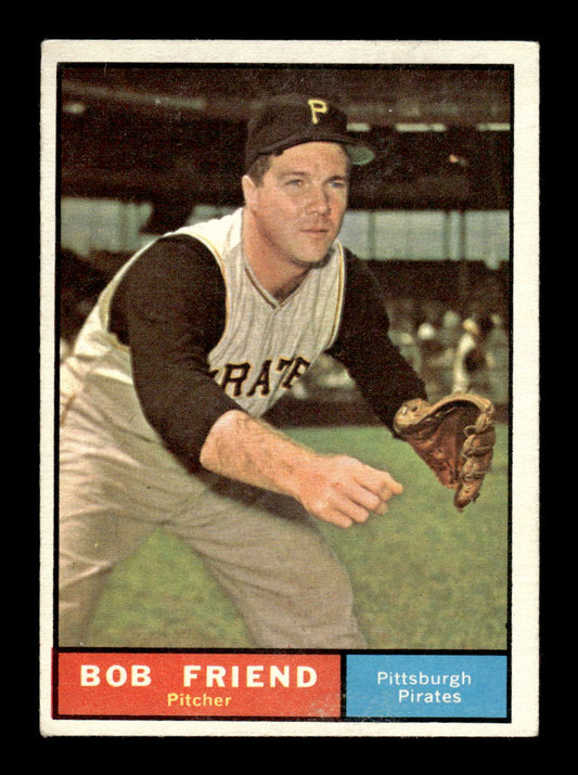 1961 Topps #270 Bob Friend Pittsburgh Pirates EXMT KC10008541
