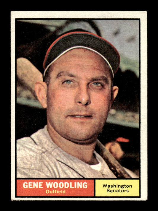 1961 Topps #275 Gene Woodling Washington Senators EXMT KC10008545