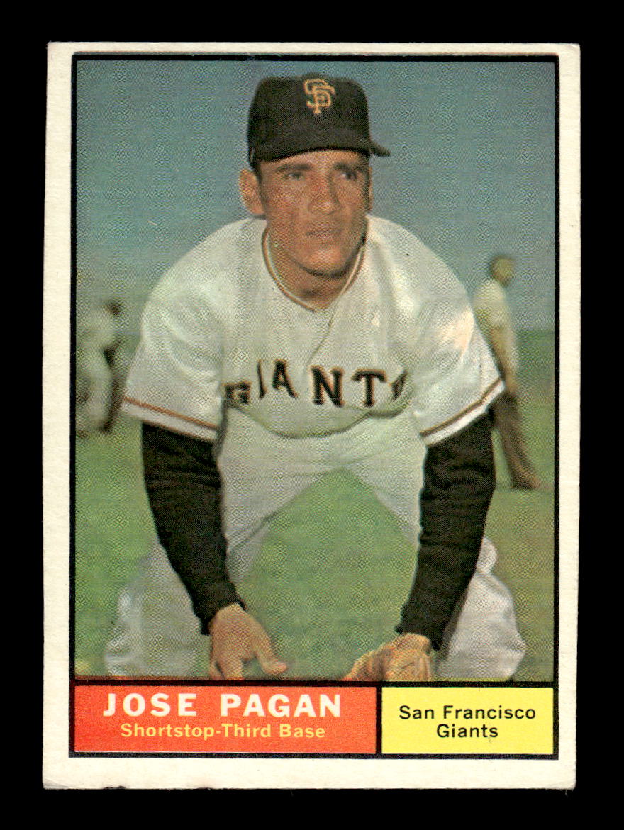 1961 Topps #279 Jose Pagan San Francisco Giants EXMT KC10008549