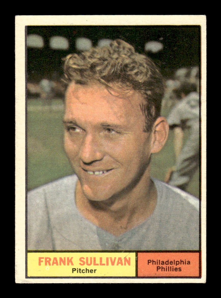 1961 Topps #281 Frank Sullivan Philadelphia Phillies EXMT KC10008550