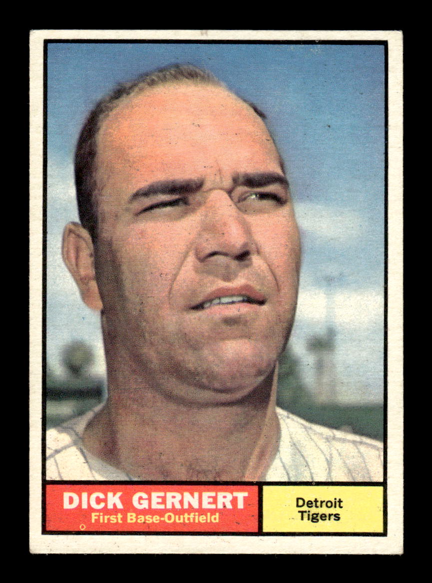 1961 Topps #284 Dick Gernert Detroit Tigers EXMT KC10008553