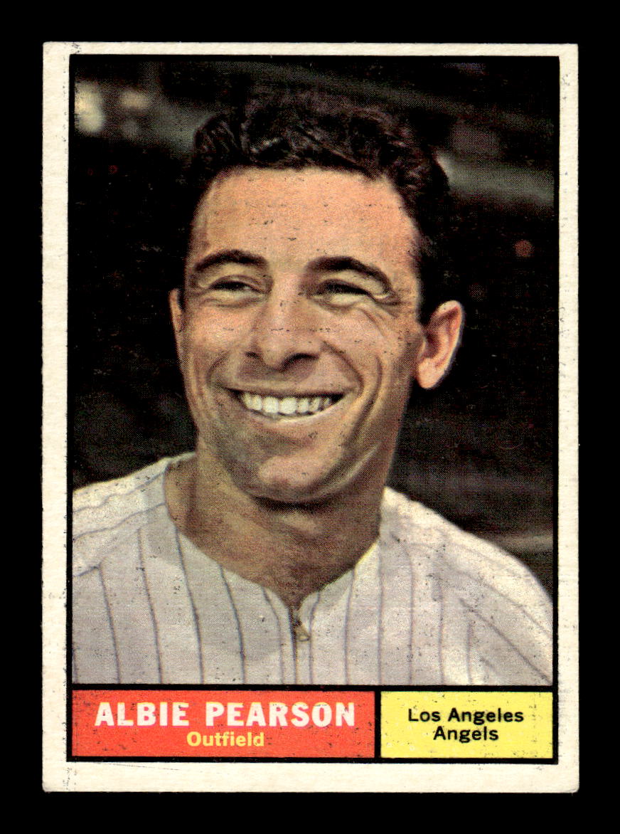 1961 Topps #288 Albie Pearson Los Angeles Angels EXMT KC10008556