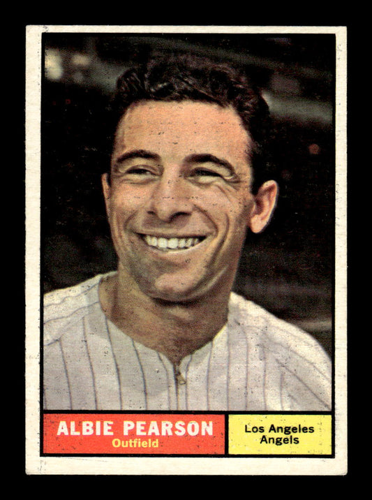 1961 Topps #288 Albie Pearson Los Angeles Angels EXMT KC10008556