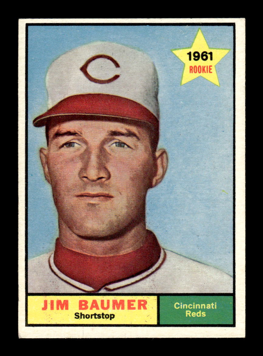 1961 Topps #292 Jim Baumer Cincinnati Reds EXMT KC10008559
