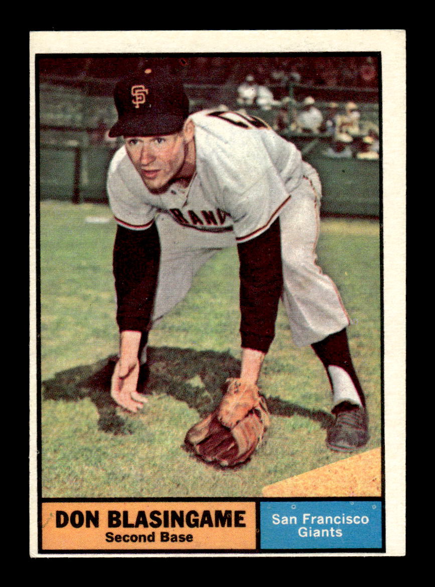 1961 Topps #294 Don Blasingame San Francisco Giants EXMT KC10008561