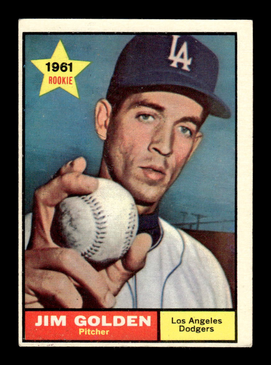 1961 Topps #298 Jim Golden Los Angeles Dodgers EXMT KC10008565