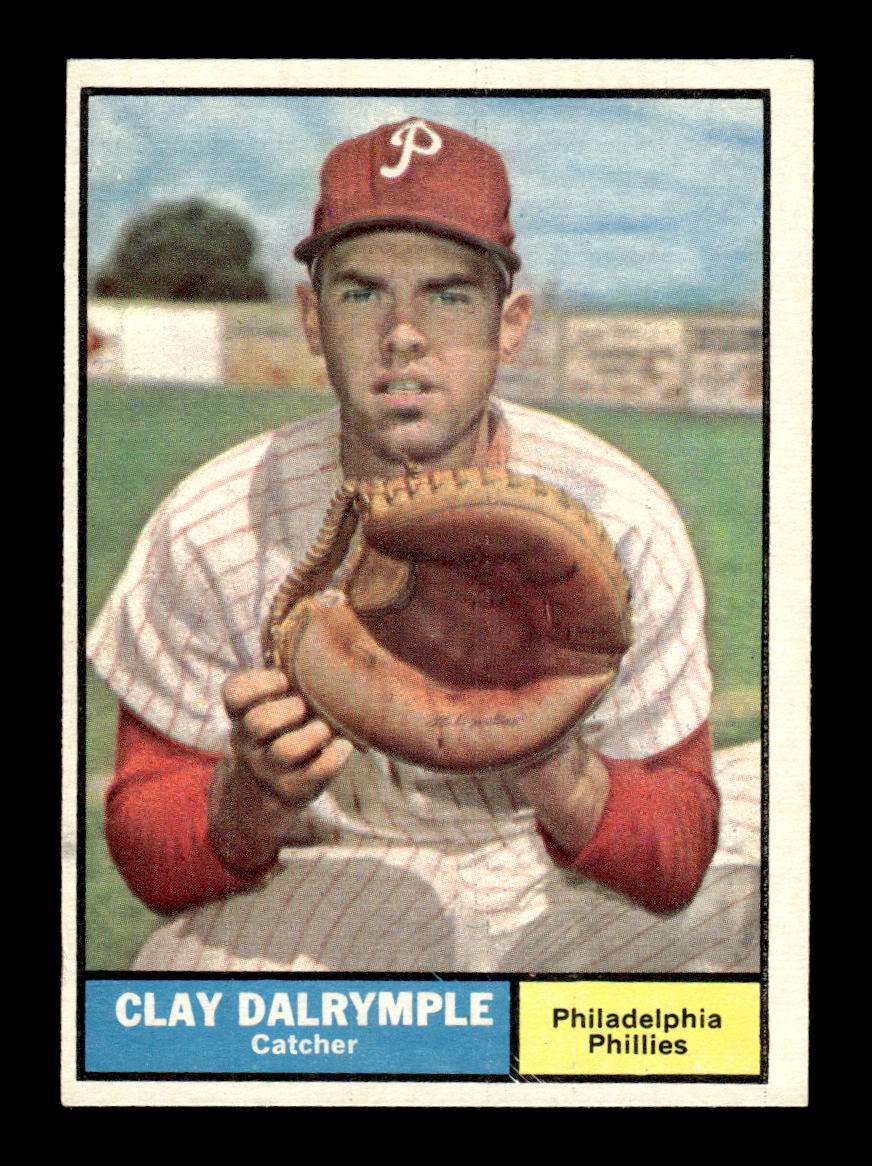 1961 Topps #299 Clay Dalrymple Philadelphia Phillies EXMT KC10008566