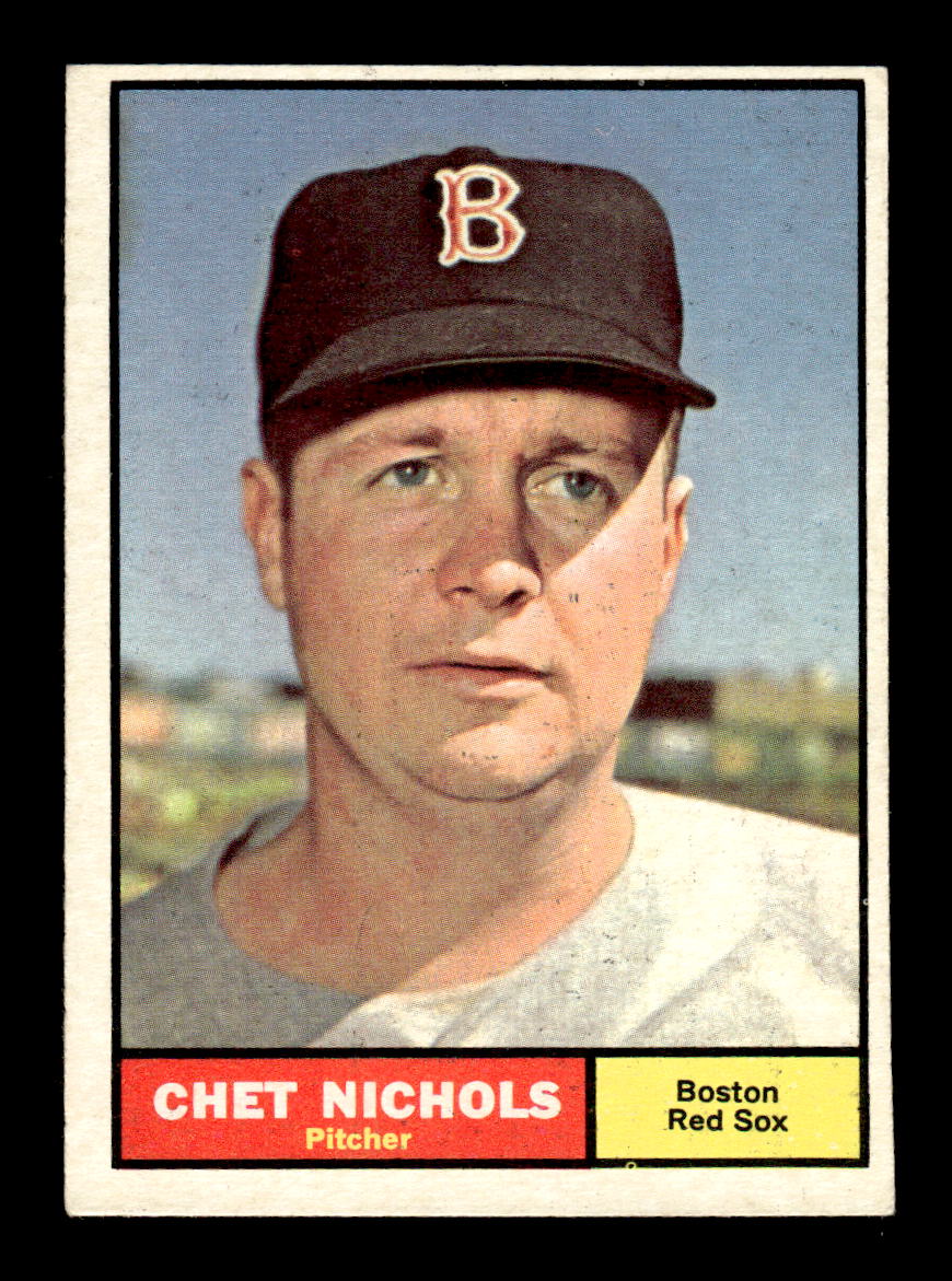 1961 Topps #301 Chet Nichols Boston Red Sox EXMT KC10008567