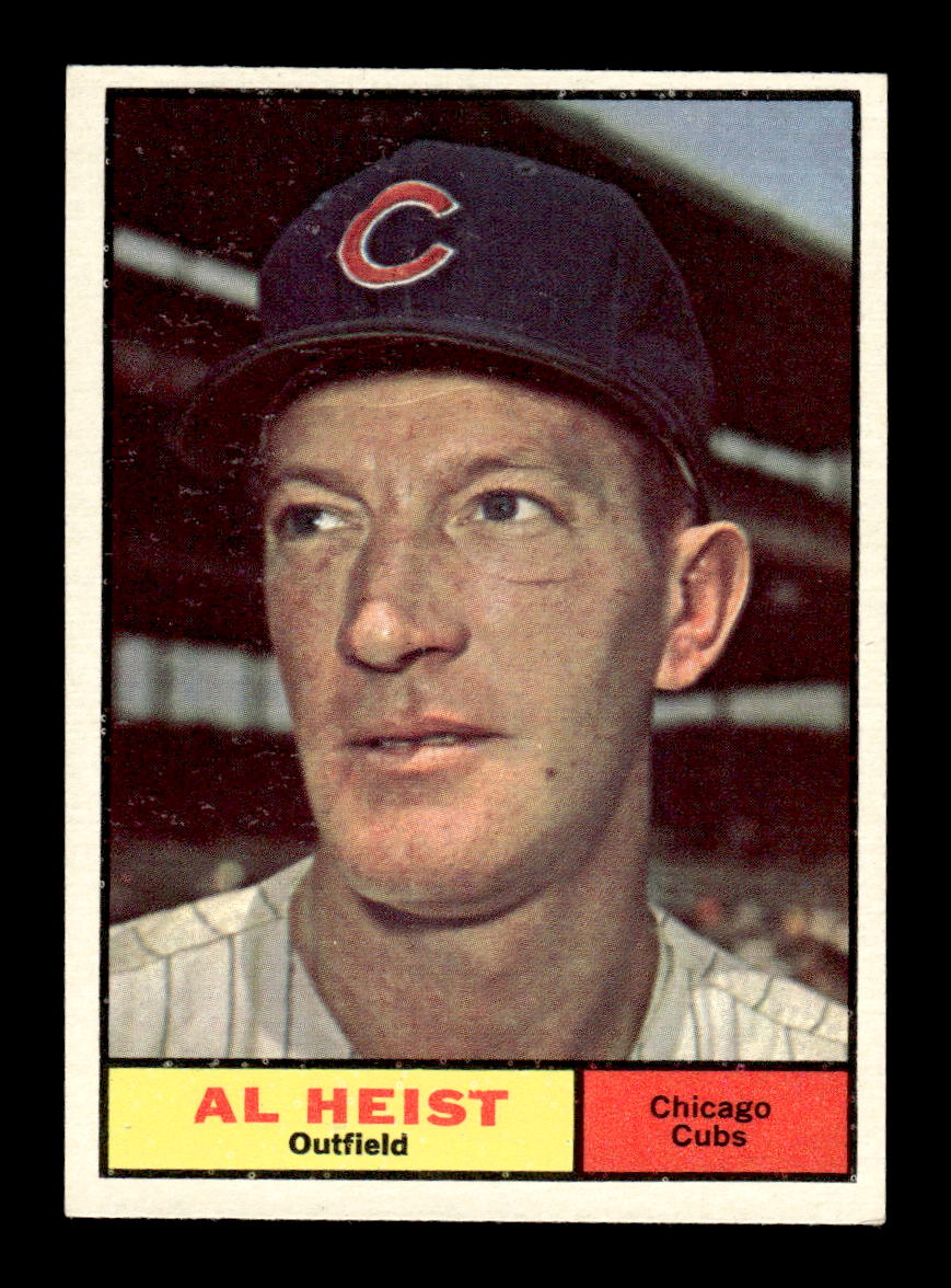 1961 Topps #302 Al Heist Chicago Cubs EXMT KC10008568