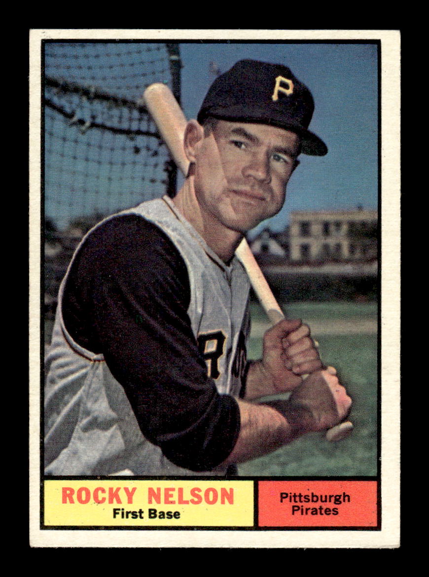 1961 Topps #304 Rocky Nelson Pittsburgh Pirates EXMT KC10008570
