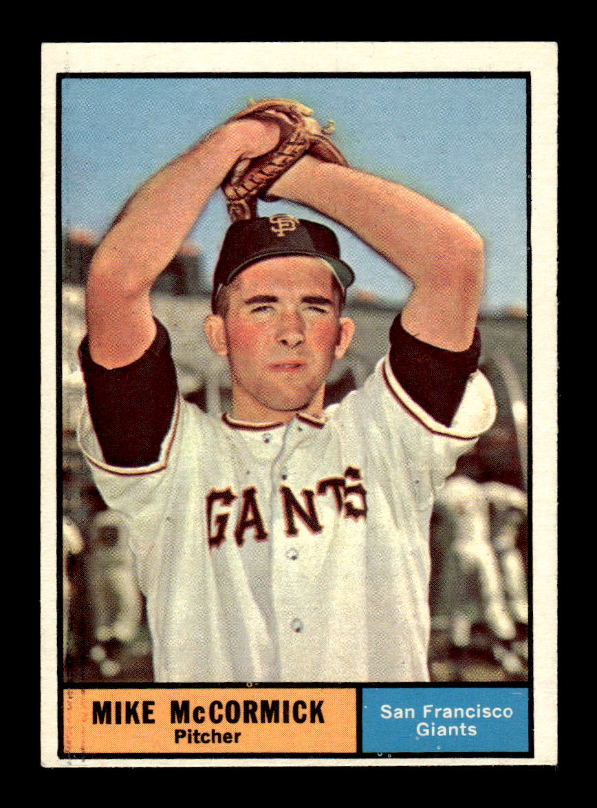 1961 Topps #305 Mike McCormick San Francisco Giants EXMT KC10008571