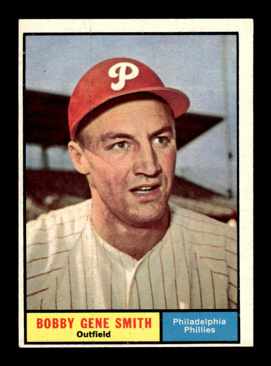 1961 Topps #316 Bobby Gene Smith Philadelphia Phillies EXMT KC10008573