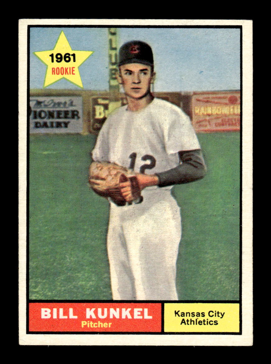 1961 Topps #322 Bill Kunkel Kansas City Athletics EXMT KC10008578