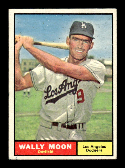 1961 Topps #325 Wally Moon Los Angeles Dodgers EXMT KC10008580