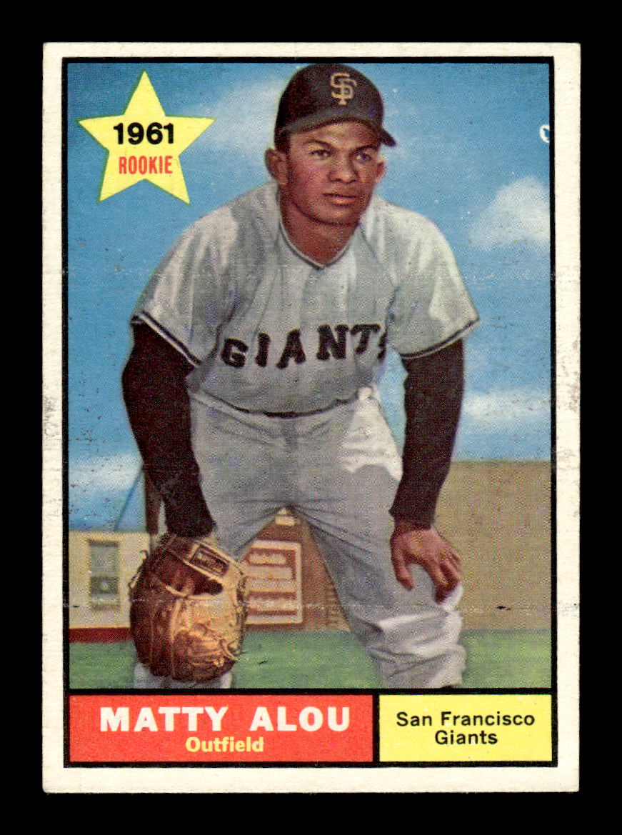 1961 Topps #327 Matty Alou San Francisco Giants EXMT KC10008582