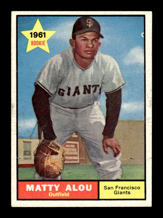 1961 Topps #327 Matty Alou San Francisco Giants EXMT KC10008582