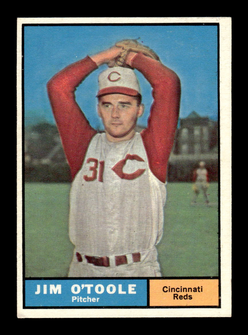 1961 Topps #328 Jim O'Toole Cincinnati Reds EXMT KC10008583