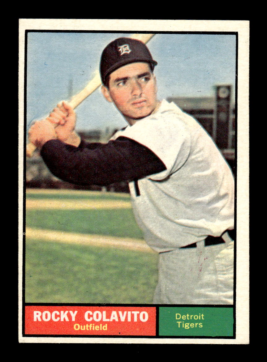 1961 Topps #330 Rocky Colavito Detroit Tigers EXMT KC10008585
