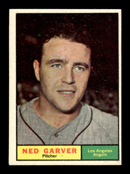 1961 Topps #331 Ned Garver Los Angeles Angels EXMT KC10008586